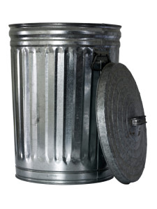 Open garbage cans are an invitation for rodents