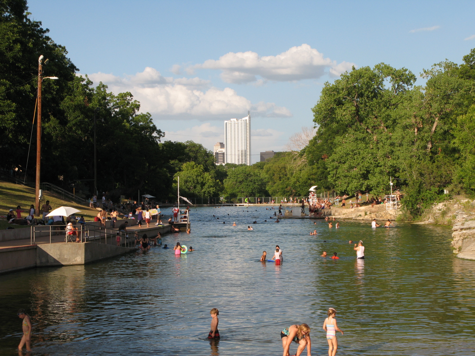 Barton Spring Pool in Zilker Park 