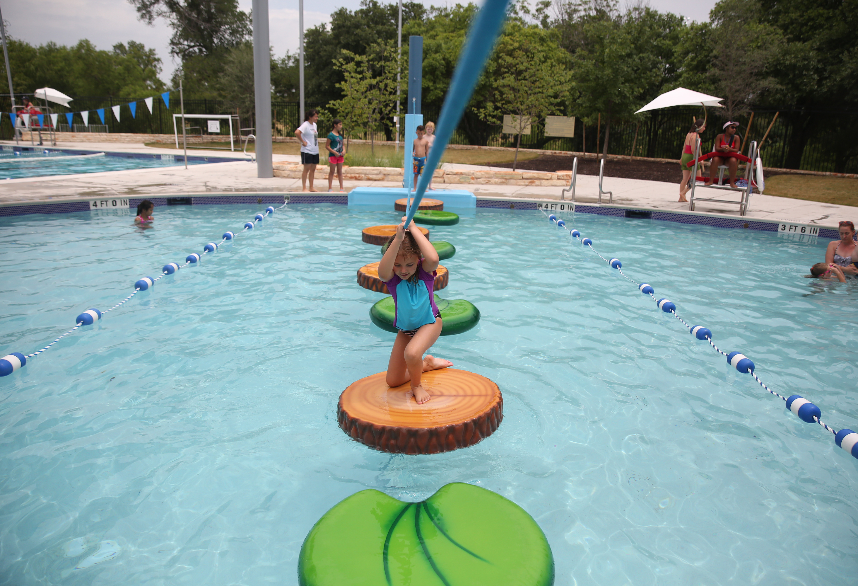 Austin has an abundance of swimming pools for families