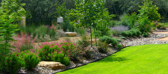 berming austin landscaping earthworks