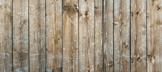 A wooden fence