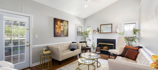 a home's living room